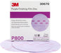 3M Hookit Purple Finishing Film Abrasive Disc 30670, 6 in, 800+ Grade, 50 Pack