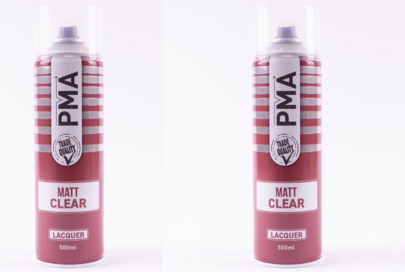 2 X PMA MATT Clear Laquer  Primer 500ml