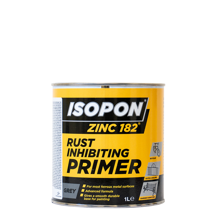 U-POL Isopon Zinc 182 Anti Rust Coat Primer 1-Litre