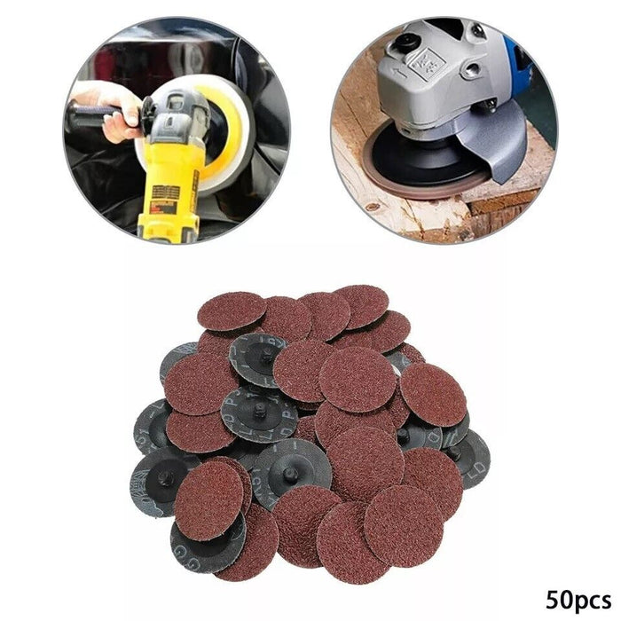 3M 22398 ROLOC FIBRE DISCS P36 50MM PK50 - BROWN