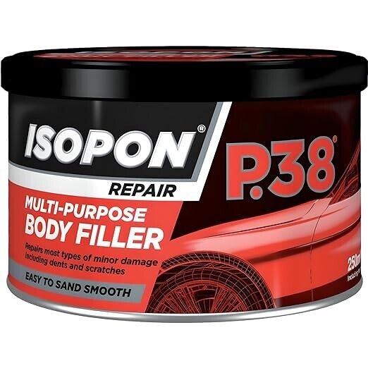 U-POL DAVIDS ISOPON P38 EASY SAND 250ML CAR BODY FILLER BODYWORK