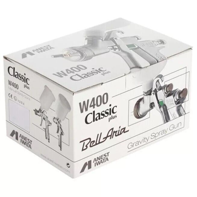 ANEST IWATA W-400-134G Bellaria 1.3mm Spray Gun with Cup