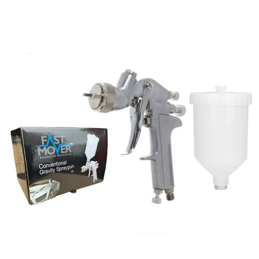 FAST MOVER TOOLS SPRAY GUN FMT-4001 1.3mm GRAVITY CONVENTIONAL 600CC POT - 1.3mm