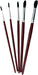 Cottam Brush Touch-Up Paint Brushes - Assorted Sizes - Pack of 5 (PAB00010)