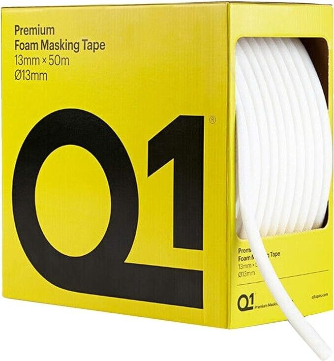 Q1 Soft Edge Foam Tape 13mm x 50m Roll
