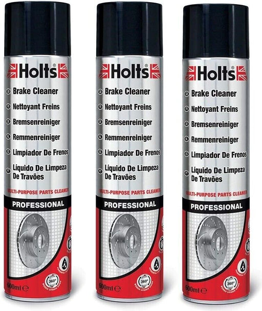 Holts Brake Cleaner Spray Effective To Remove Oil ,Dust & Dirt 600ml Pack of 3