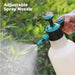 2 Litre Pump Up Sprayer Control Valve Adjustable Nozzle Secure Seal Applicator