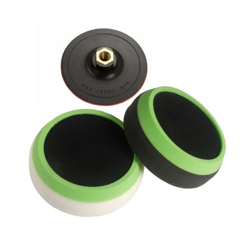 FMT6089 Fast Mover Compound Polishing Pad Kit 3PC With M14 115mm Plate