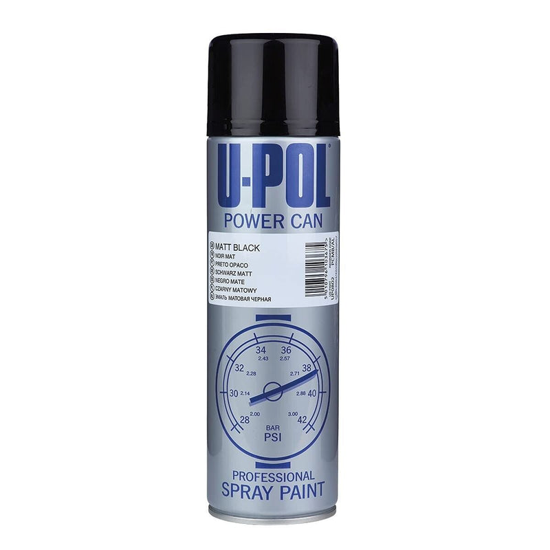 UPOL Power Can Silver, Etch Primer, Matt Black, Satin Black, Clear, Grey Primer