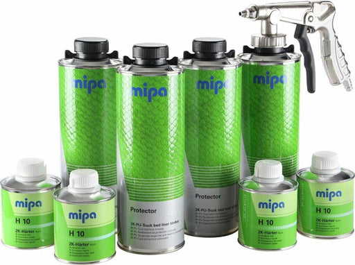 MIPA PROTECTOR TOUGH BED LINER KIT 4L & APPLICATOR GUN
