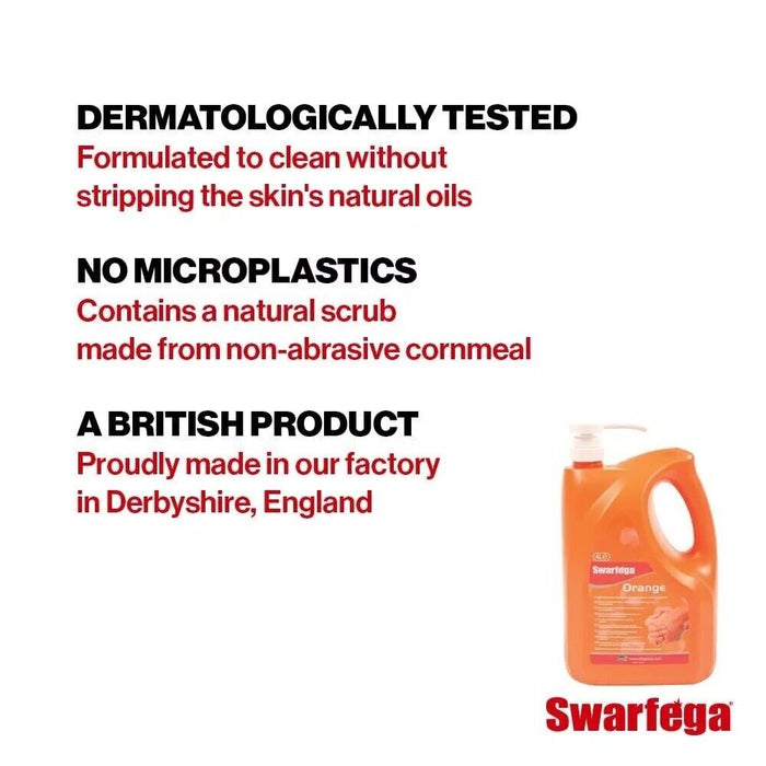 Swarfega Orange Wash & Disposable Nitrile Gloves Powder Free Blue Size M PK 100