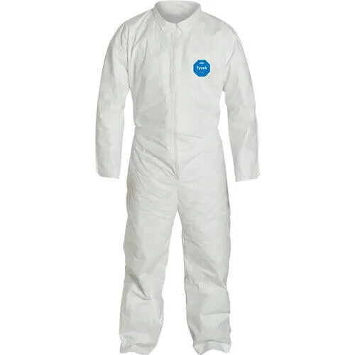 DuPont Tyvek 500 White Coverall 500 Xpert - (All Size S/M/L/XL/XXL)  CAT 111