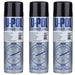3 X UPOL Power Can Gloss Black Aerosol Topcoat Colour Fast Dry Spray Paint 500ml