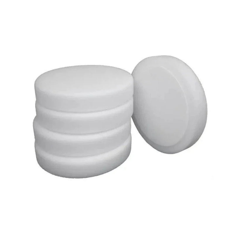FAST-MOVER Hook & Loop HARD COMPOUNDING PAD 150 x 30mm White Foam, 5Pcs