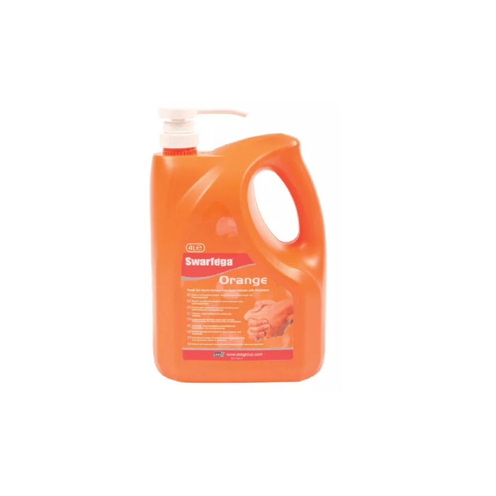 Swarfega Orange Solvent free Hand Cleaner with Pump - 4 Litre SOR4LMP