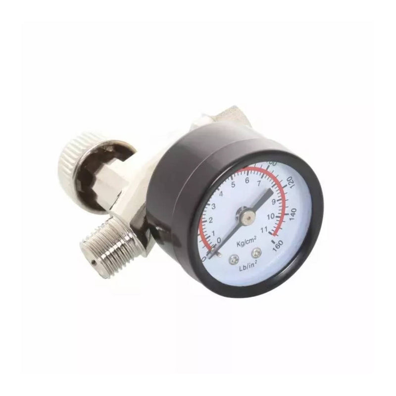 Fast-Mover Mini Air Regulator With Gauge For Spray Guns 1/4"